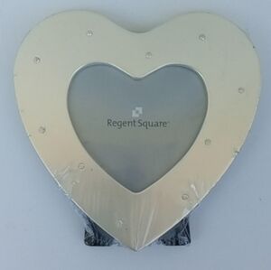 Vintage Sealed Heart Shaped Picture Frame
